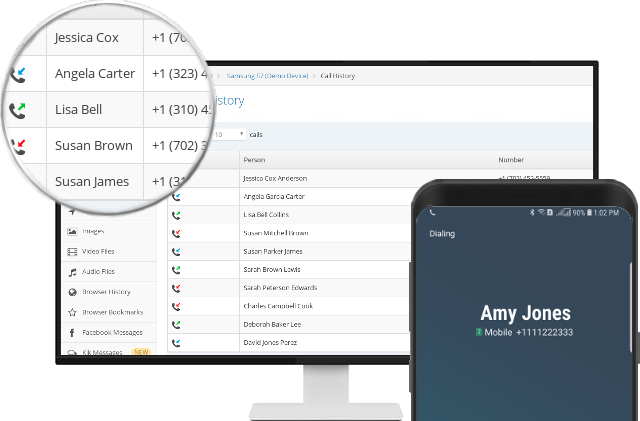 Explaining Call History Tracker with a Mobile Device and Private Area of Android Keylogger